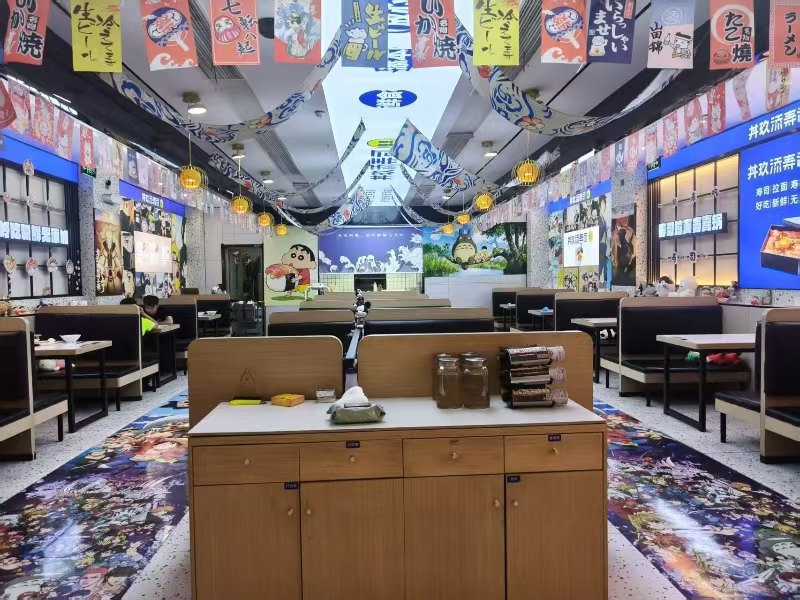好运转(丼玖添寿司)平湖大型商场旺铺转让可做餐饮