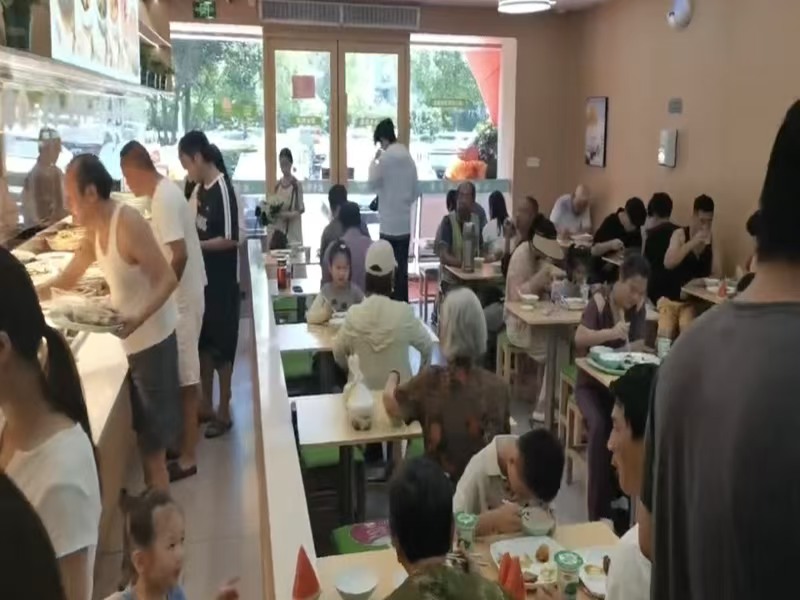 好运转(盘中餐.现炒.称重自选店)转让、每天真实营收6000+、中午挤爆店