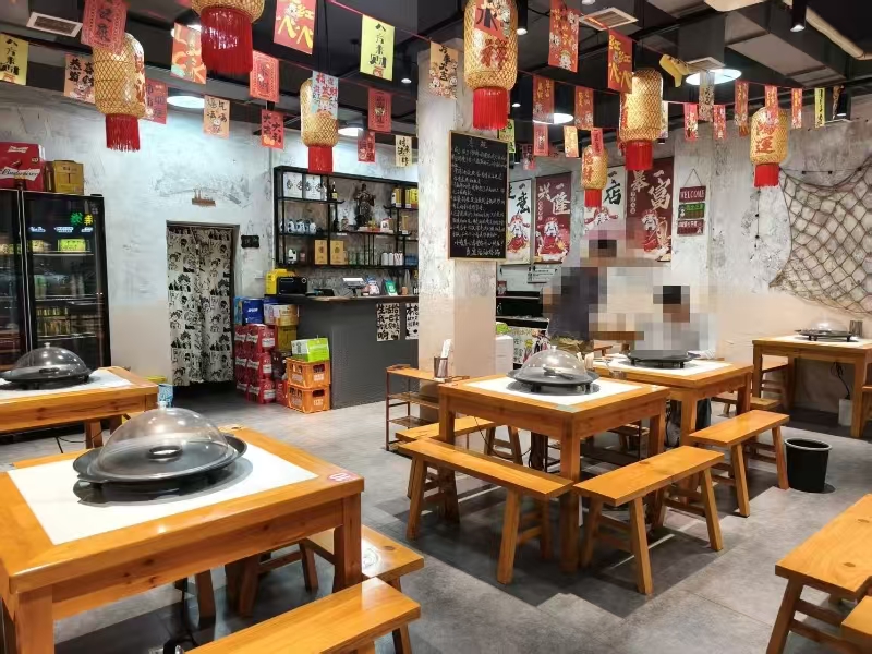 好运转(凯旋贵州火油烙锅)桐乡夜宵一条街餐饮店转让